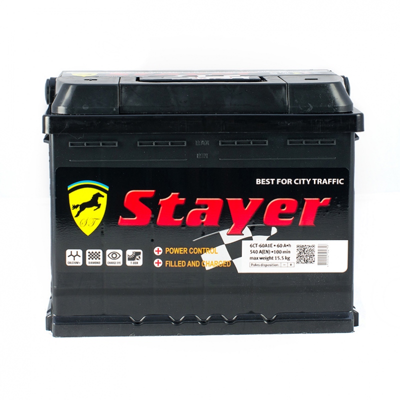 Stayer Black 6CT-60 Аh/12V A1